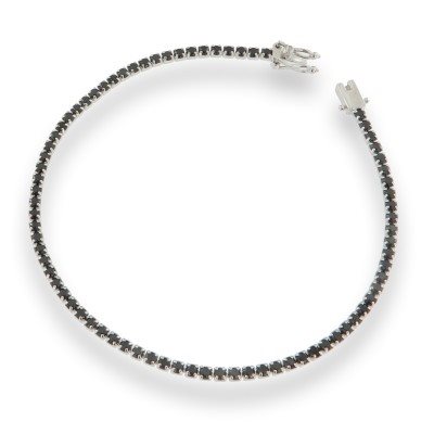 Bracciale Domar Gioielli Donna Tennis argento 925  in Argento Zircone BZA105019 - BZA105019